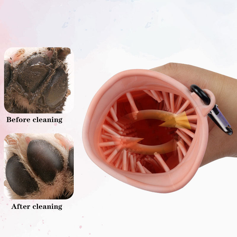 CleanPaws 2-in-1 Paw Washer & Brush