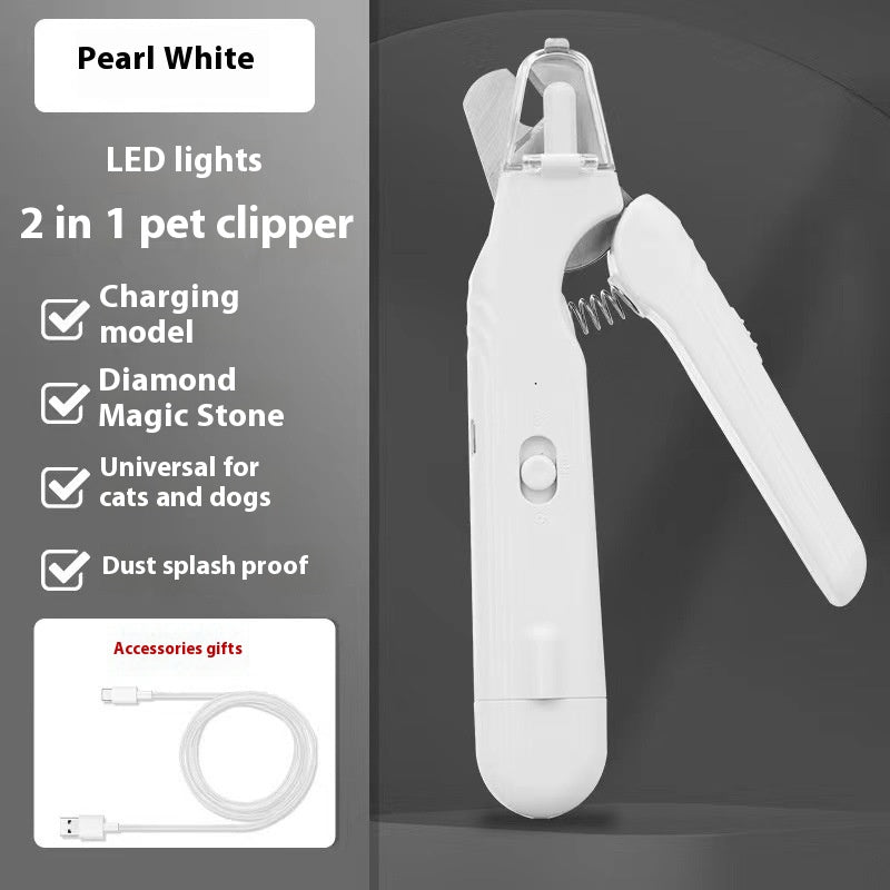PawTrim 2-in-1 LED Nail Clipper & Grinder
