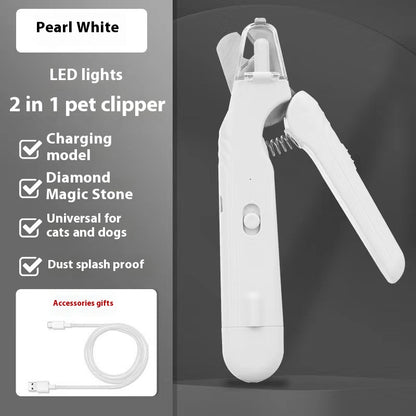 PawTrim 2-in-1 LED Nail Clipper & Grinder