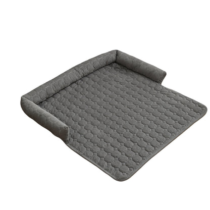 SnuggleSofa Corduroy Bed Blanket with Neck Pillow - Dark Green