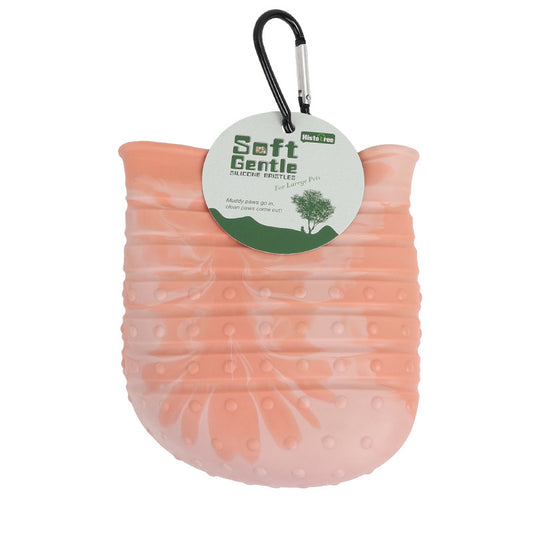 CleanPaws 2-in-1 Paw Washer & Brush - Pink