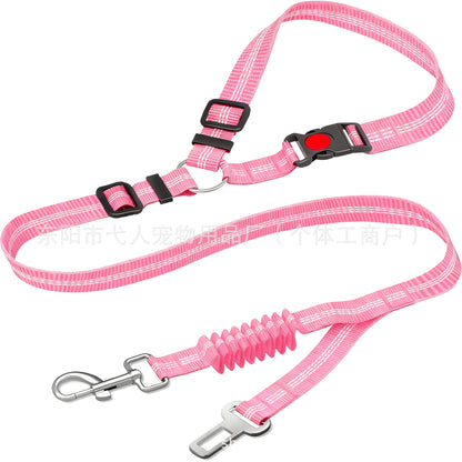 SafeRide 2-Point Car Safety Belt - Pink