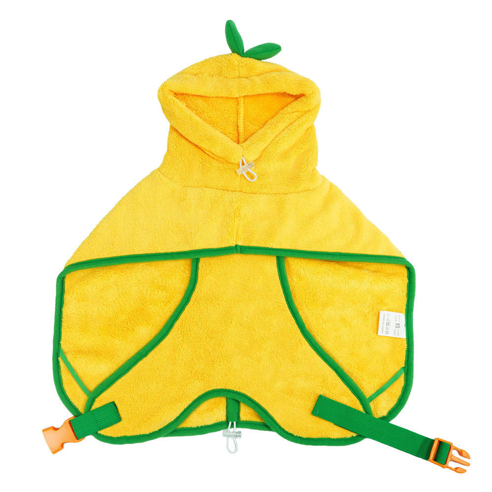 SnugRobe Dog Drying Bathrobe - Pumpkin