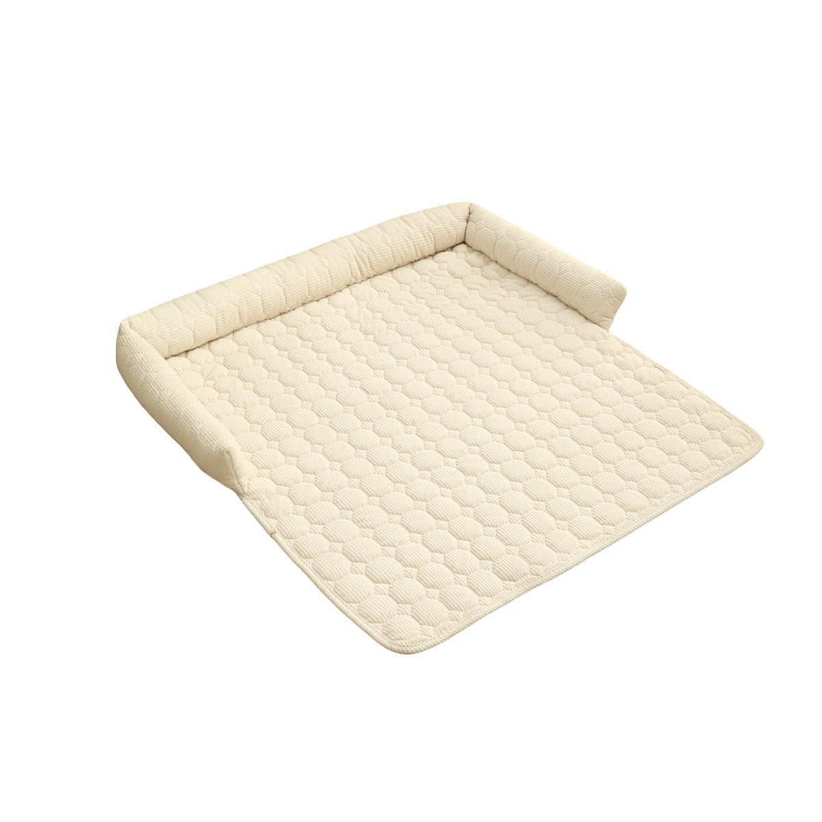 SnuggleSofa Corduroy Bed Blanket with Neck Pillow