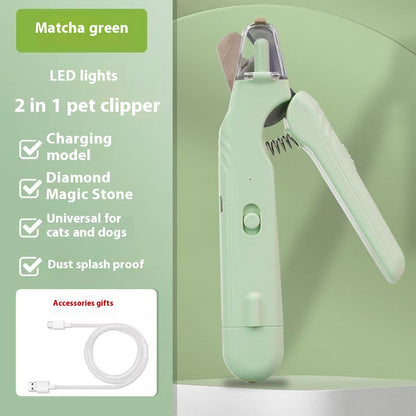 PawTrim 2-in-1 LED Nail Clipper & Grinder