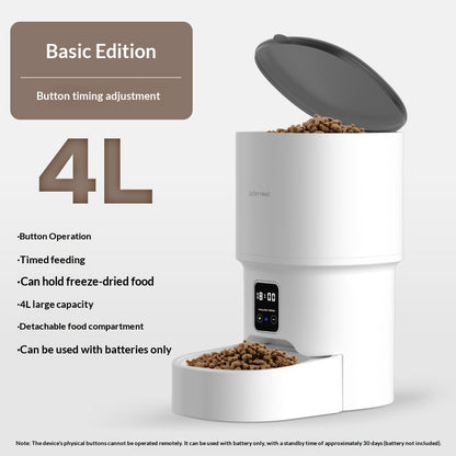MealMate Smart Auto-Feeder (4L) - White