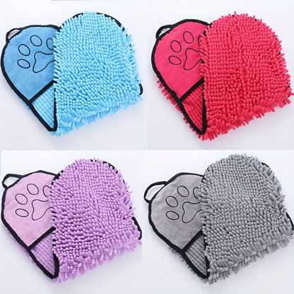 DryDash pocket towel shown side by side in all four colors: blue, red, purple, grey
