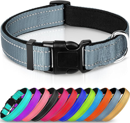 GlowTrail Reflective Safety Collar - Grey