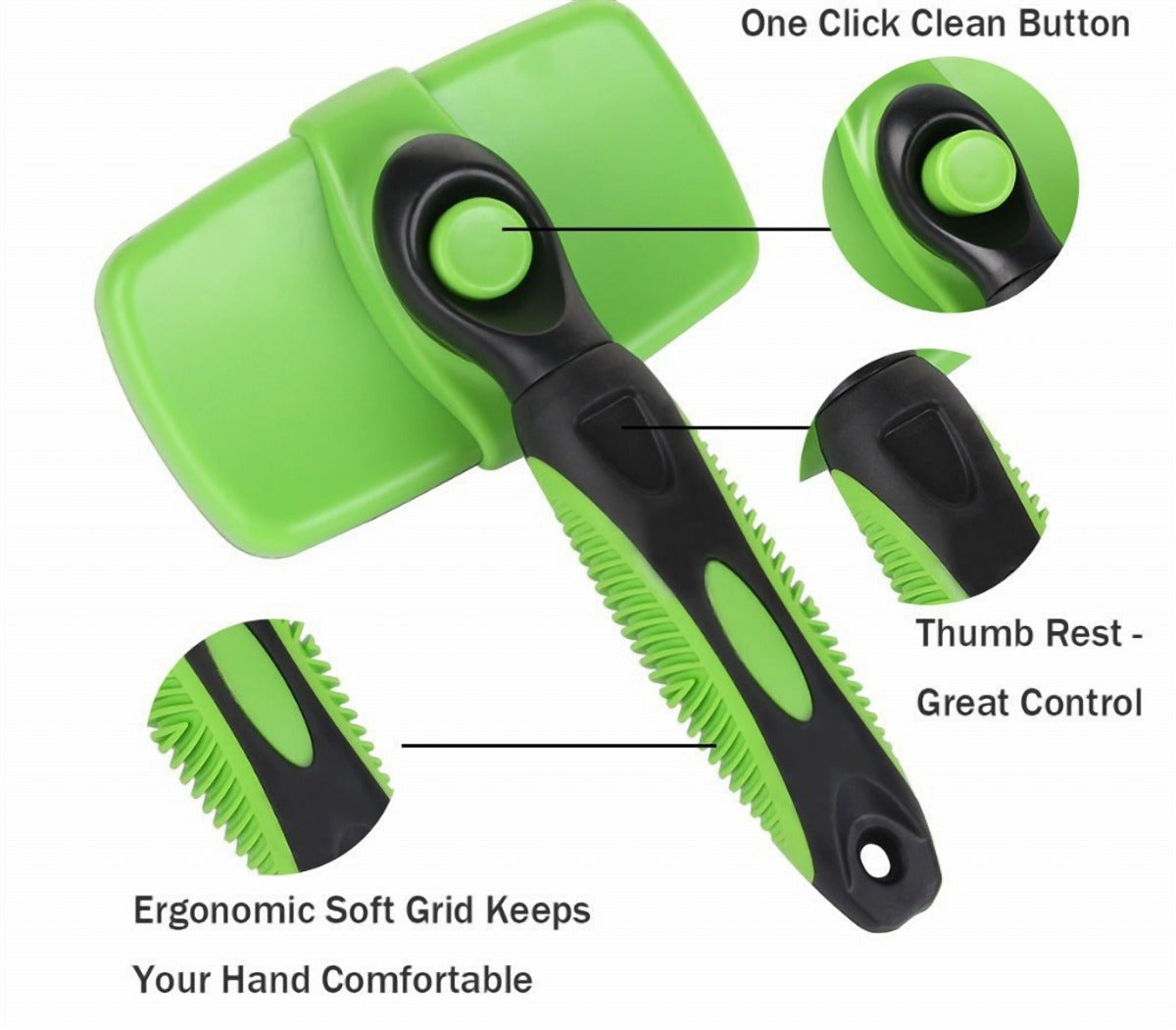 BloomBrush Self-Clean Deshedding Brush