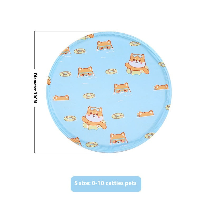 ChillPaws Round Gel Cooling Mat