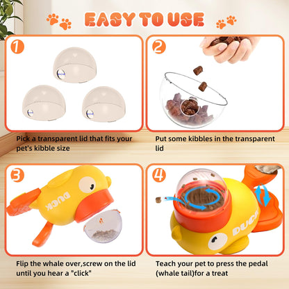 DuckyDrop Treat Dispenser Toy