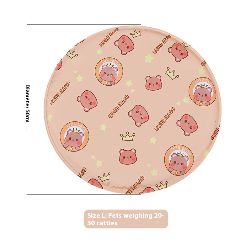 ChillPaws Round Gel Cooling Mat