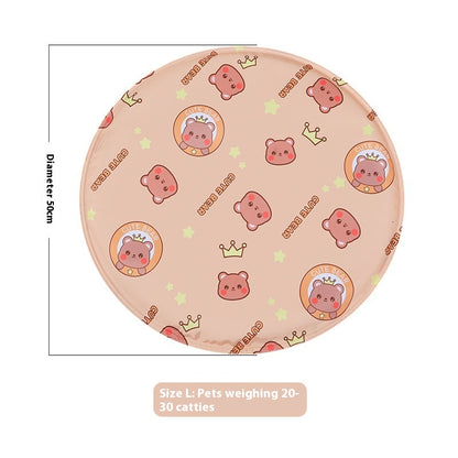ChillPaws Round Gel Cooling Mat