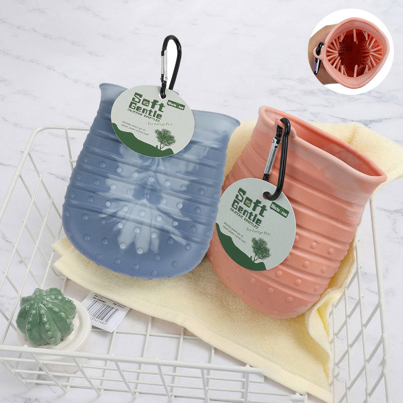 CleanPaws 2-in-1 Paw Washer & Brush