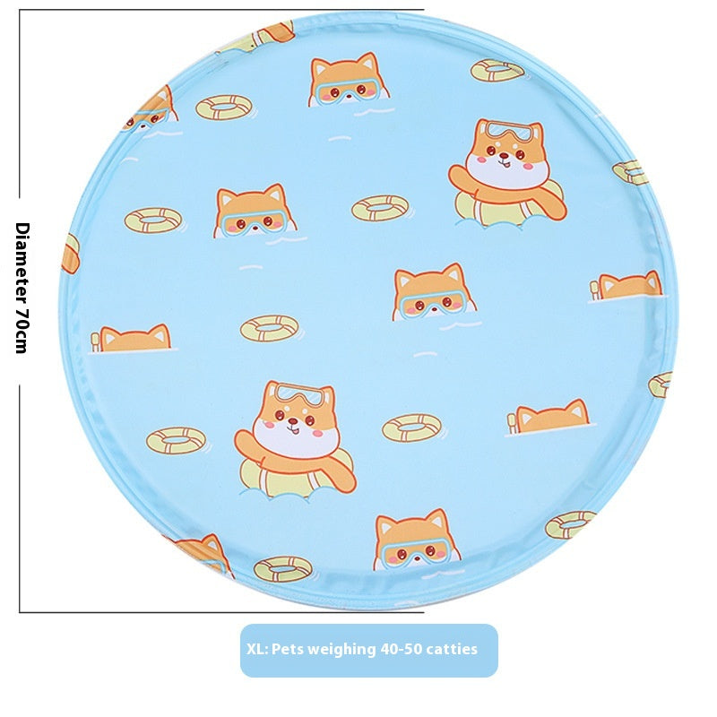 ChillPaws Round Gel Cooling Mat