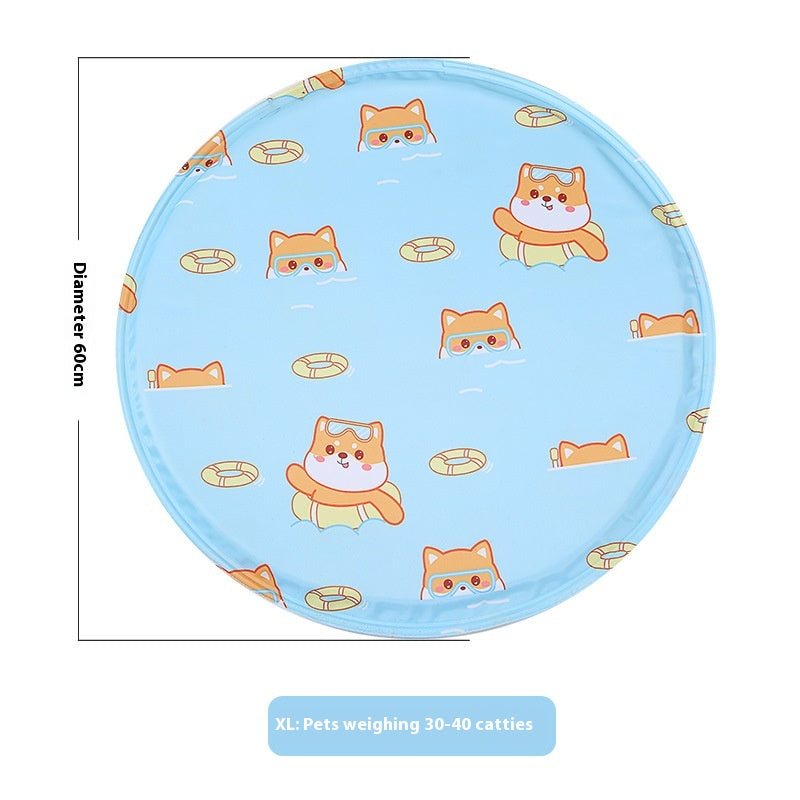 ChillPaws Round Gel Cooling Mat
