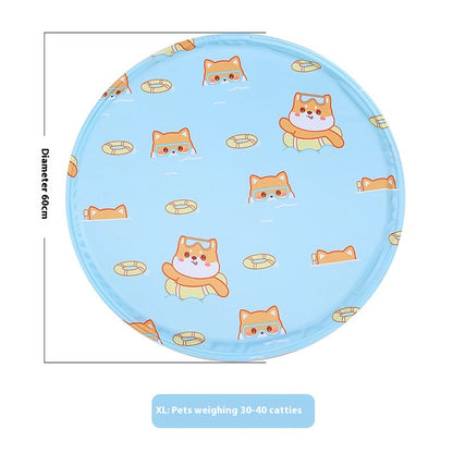 ChillPaws Round Gel Cooling Mat