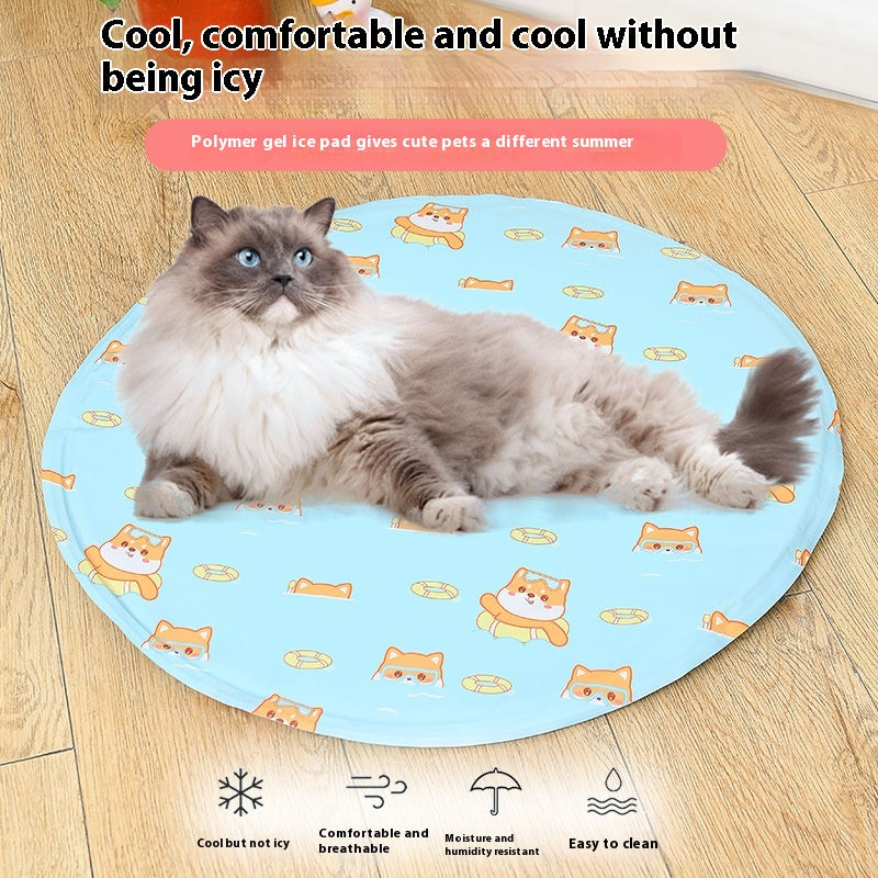ChillPaws Round Gel Cooling Mat